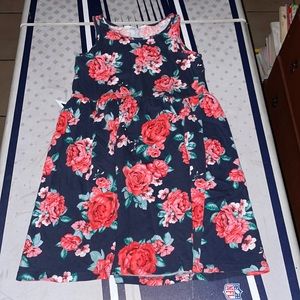 H&M girls dress size 8-10 years floral print